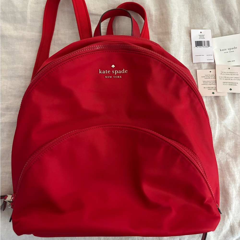 Kate Spade Vibrant Red Backpack